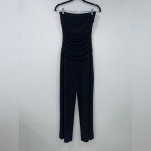 Ruby Rox Black Ruched Jumpsuit